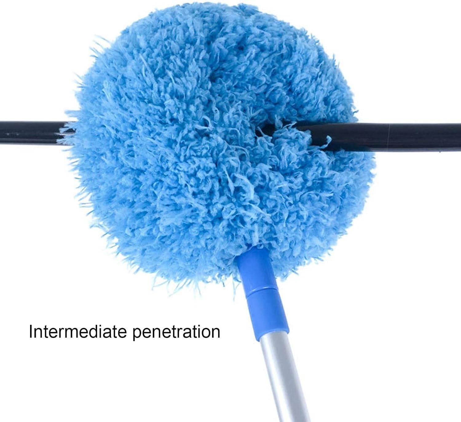 Washable Ceiling Fan Cleaner Duster | Long Handle 140 cm Fan Blade Cleaning Tool | Lightweight Plastic Dust Remover for Home & Office (Pack of 1)